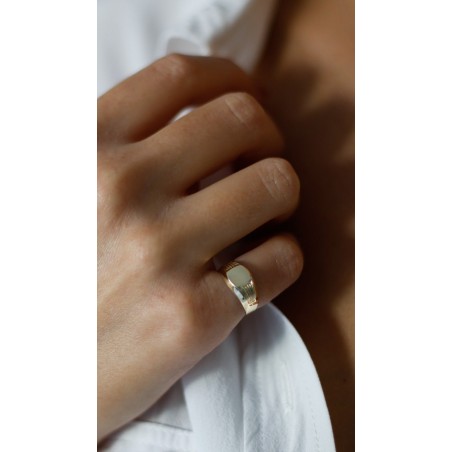 9K Gold Pinky Signet Ring