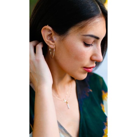 Piercing in 9K Gold Moon