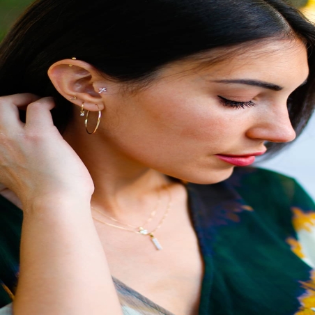 Piercing in 9K Gold Moon