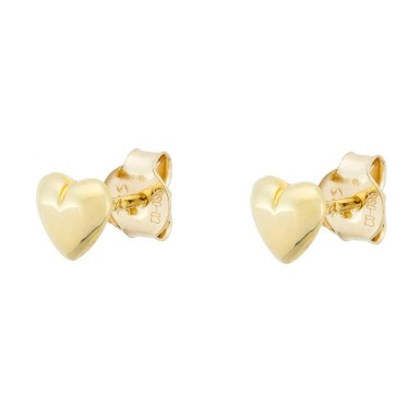 Heart Earrings in 9K Gold