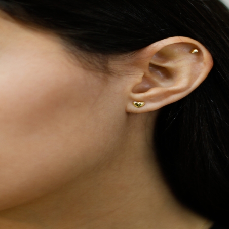 Heart Piercing in 9K Gold