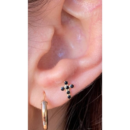 Piercing Cruz Circonitas Negras en...