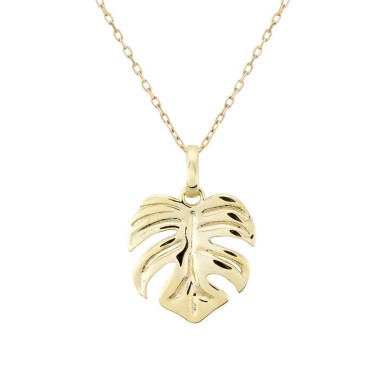 Adam's Leaf Pendant in 9K Gold