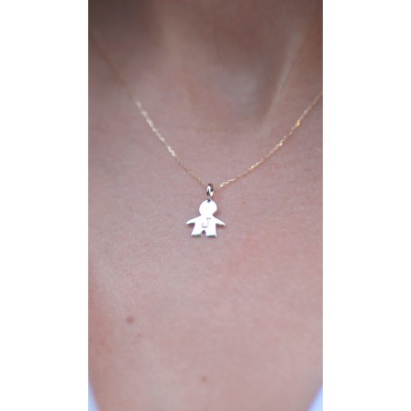 Child Pendant in 9K Gold
