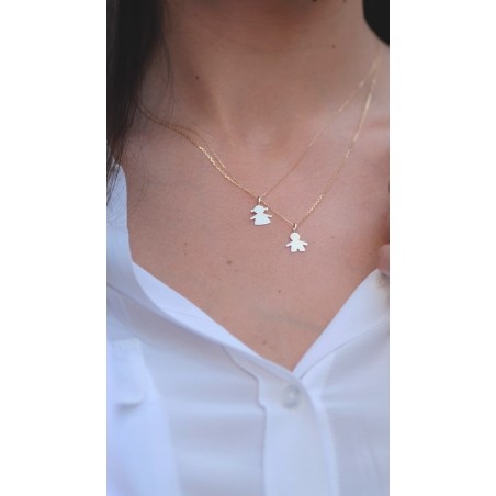 Girl Necklace in 9K Gold