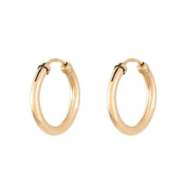 Small Hoop Earrings in 9K Gold