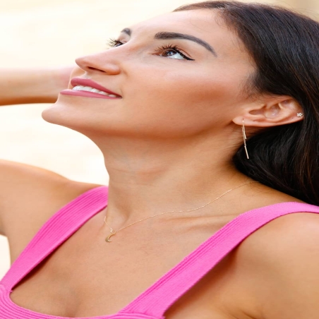 Pendientes Cadena en Oro de 9K