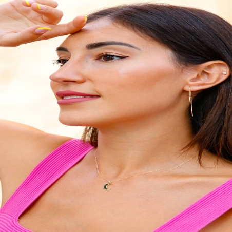 Pendientes Cadena en Oro de 9K