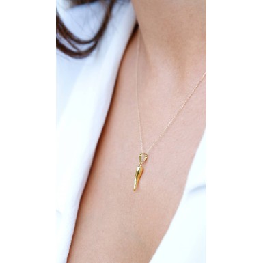 Pepper Pendant in 9K Gold 2