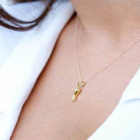 Colgante Pimiento en Oro de 9K