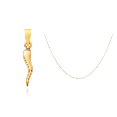 Pepper Pendant in 9K Gold