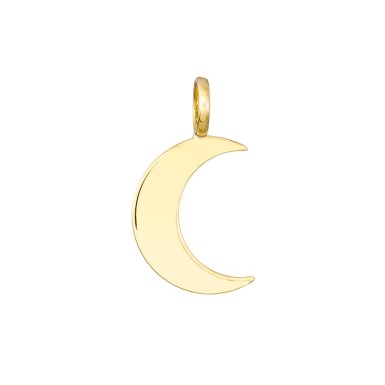 9K Gold Moon Pendant