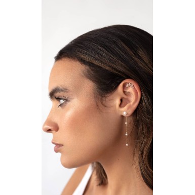 Climbing Zirconia Piercing in 9K Gold 2