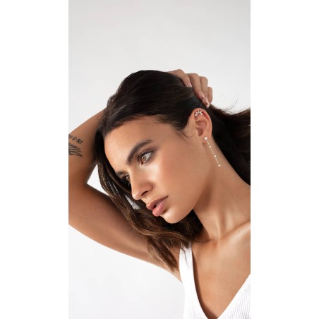 Climbing Zirconia Piercing in 9K Gold