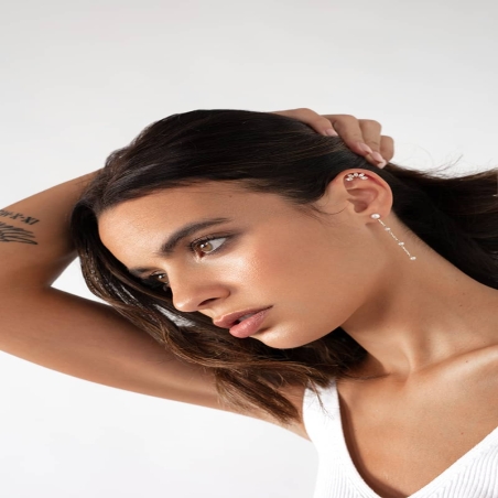 Piercing Circonitas Trepador en Oro de 9K