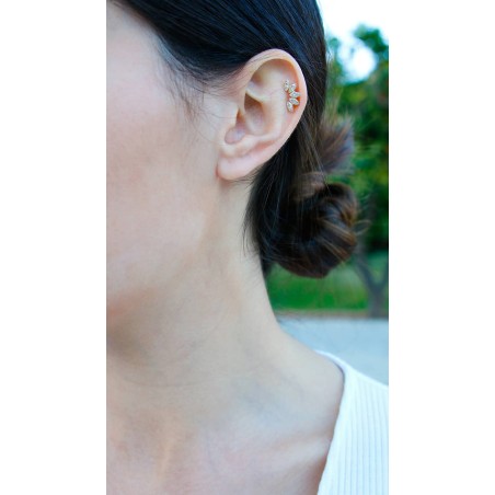 Climbing Zirconia Piercing in 9K Gold