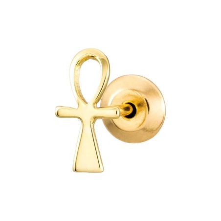 9K Gold Egyptian Cross Piercing