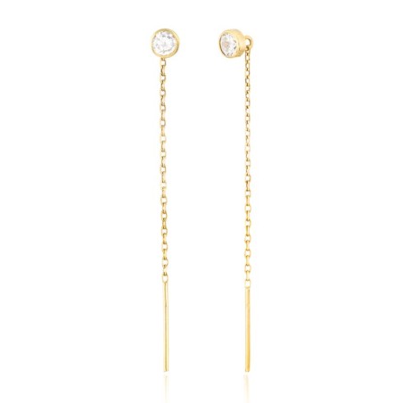 9K Gold Chain Earrings (copia)