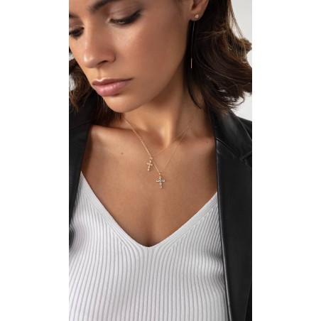 Gold Cross Ball Pendant (copia)