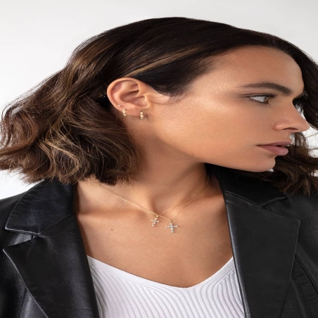 Gold Cross Ball Pendant (copia)