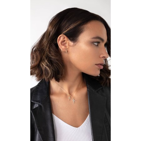 Gold Cross Ball Pendant (copia) (copia)