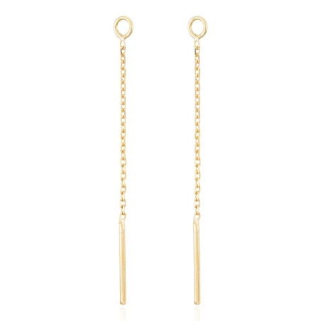 9K Gold Aquamarine Zirconia Hoop Earrings (copia)