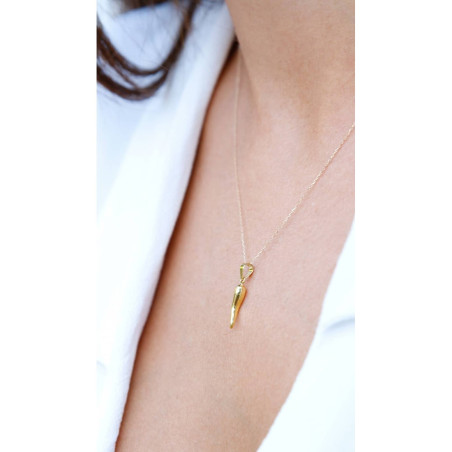 Colgante Pimiento en Oro de 9k