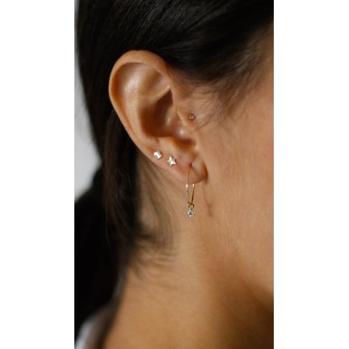 Piercing in 9K Gold 9K Gold Matted Star 2