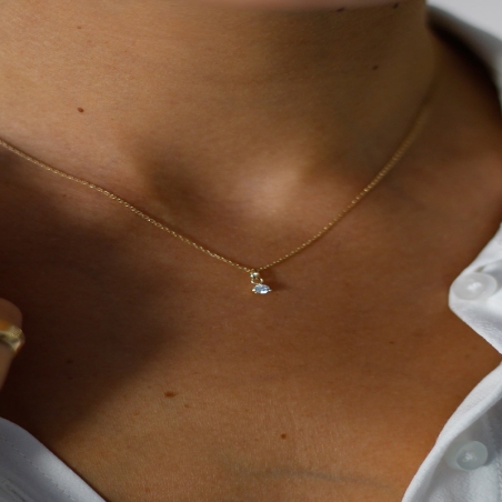 Colgante de Oro con Circonita