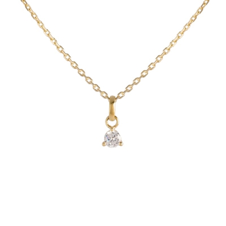 Colgante de Oro con Circonita